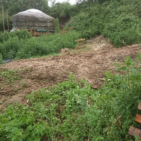 Campismo de Luxo Yourte Rustique En Permaculture *