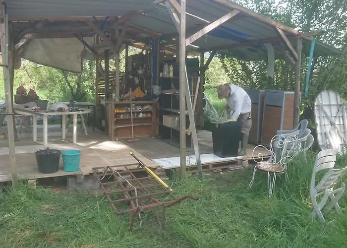 Luxussátor Yourte Rustique En Permaculture Creysse